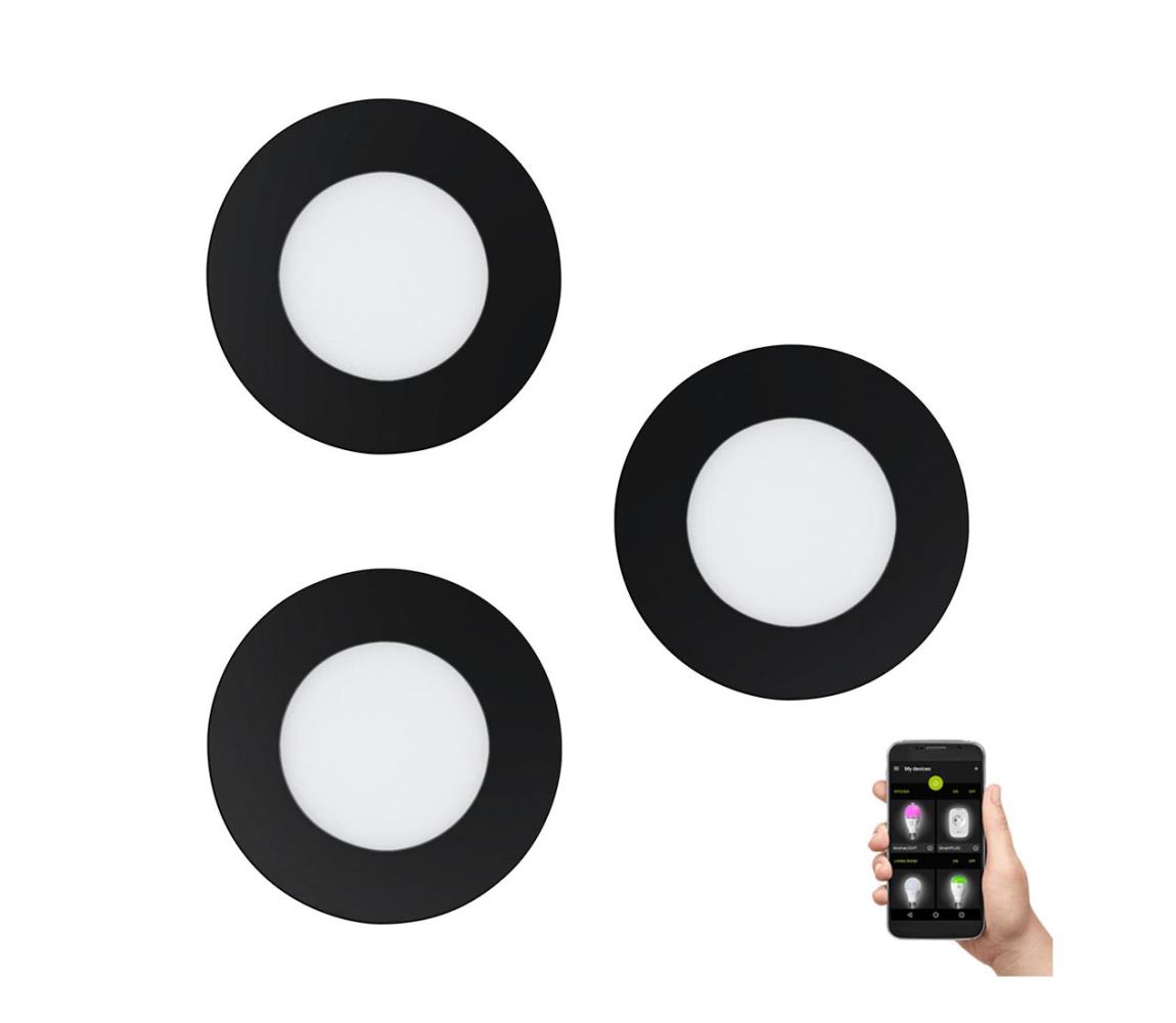 Eglo 900105-SADA 3x LED Stmievateľné kúpeľňové svietidlo FUEVA-Z LED/2,8W/230V IP44