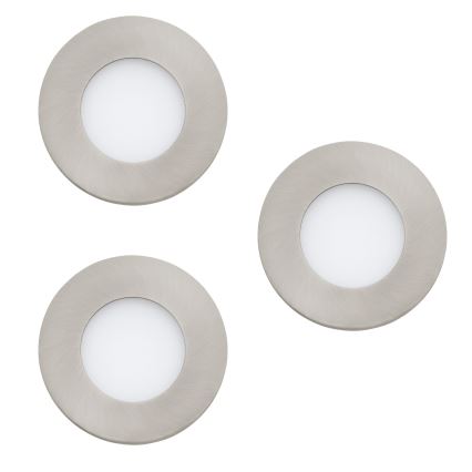 Eglo - ADA 3x LED Stmievateľné kúpeľňové svietidlo FUEVA-Z  LED/2,8W/230V IP44