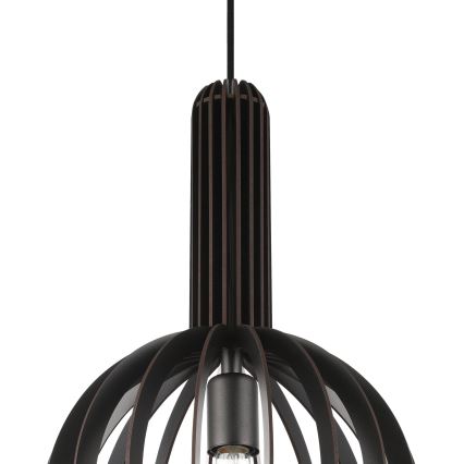 Eglo - Luster na lanku 1xE27/40W/230V pr. 31 cm čierna