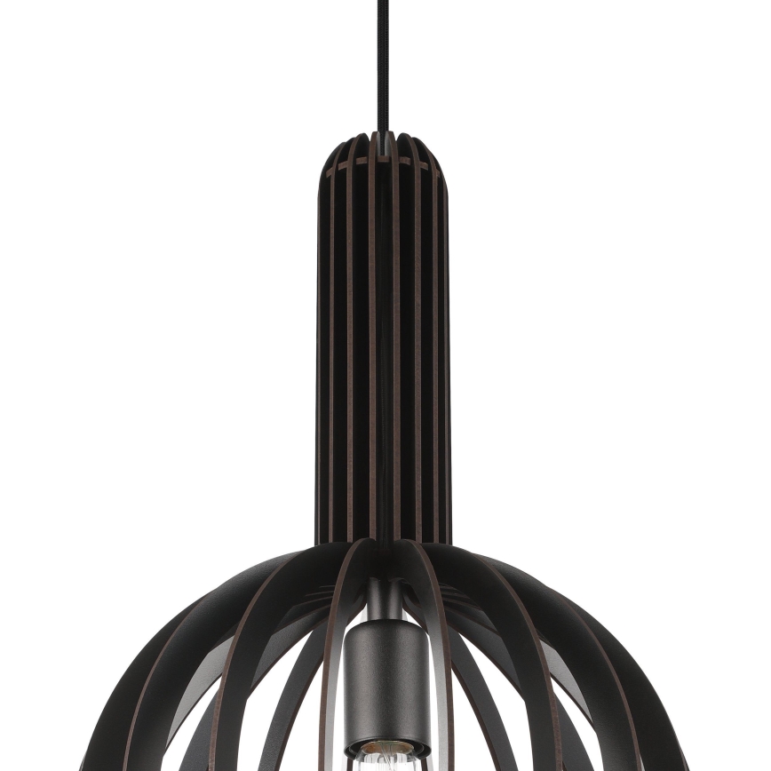 Eglo - Luster na lanku 1xE27/40W/230V pr. 31 cm čierna
