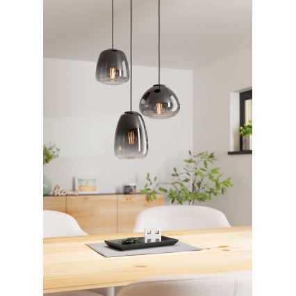Eglo  - Luster na lanku 3xE27/40W/230V pr. 43 cm