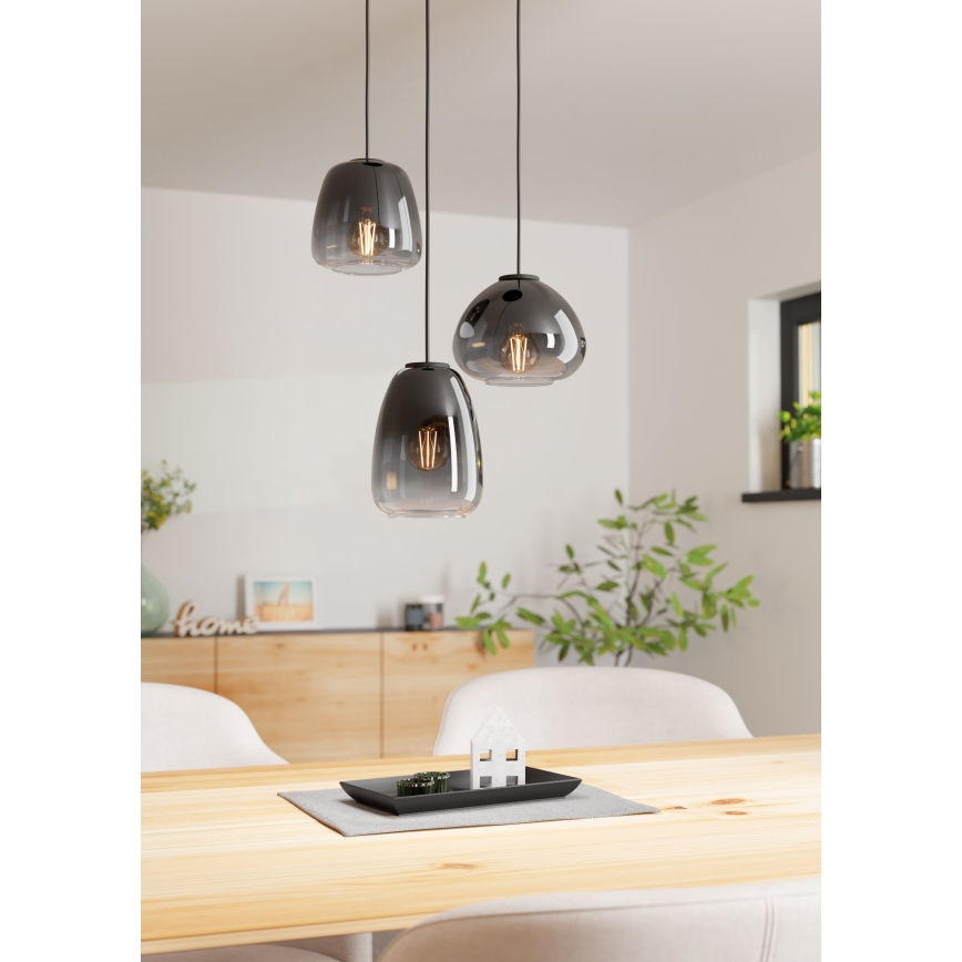 Eglo  - Luster na lanku 3xE27/40W/230V pr. 43 cm