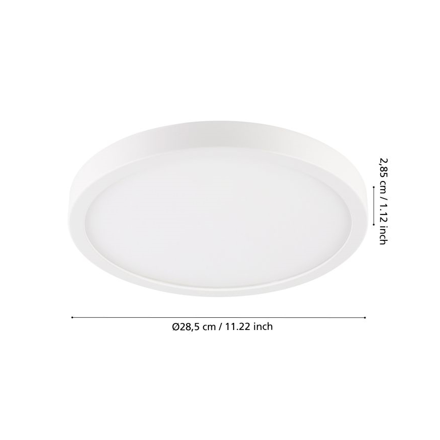 Eglo - LED Kúpeľňové stropné svietidlo LED/20,5W/230V IP44 biela