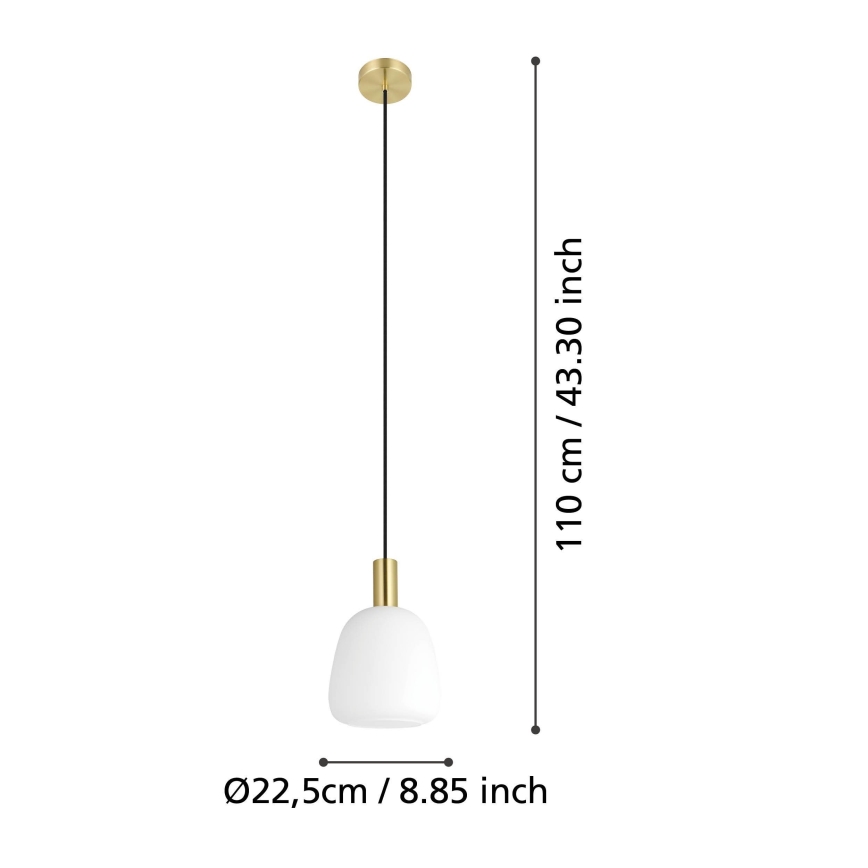 Eglo - Luster na lanku 1xE27/40W/230V