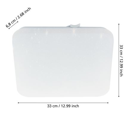 Eglo - LED Kúpeľňové stropné svietidlo LED/14,6W/230V IP44