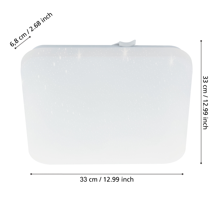 Eglo - LED Kúpeľňové stropné svietidlo LED/14,6W/230V IP44