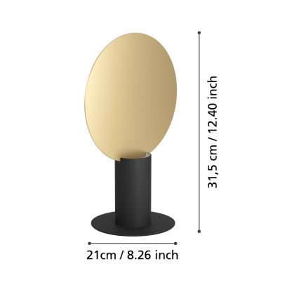 Eglo - LED Stolná lampa 1xGU10/4,5W/230V 3000K