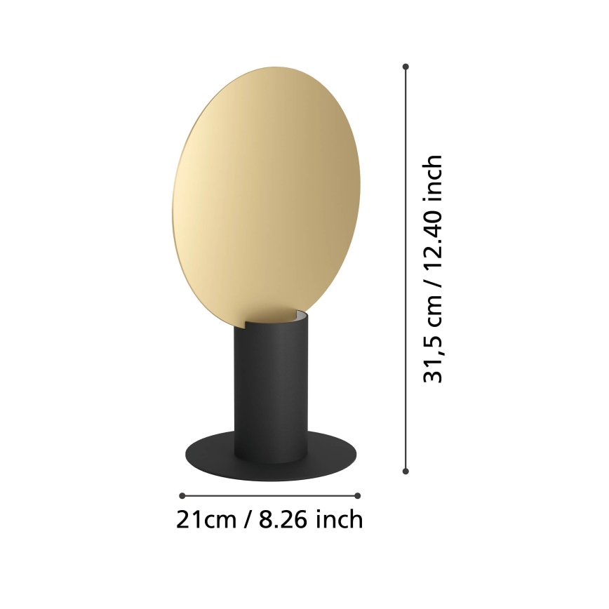 Eglo - LED Stolná lampa 1xGU10/4,5W/230V 3000K