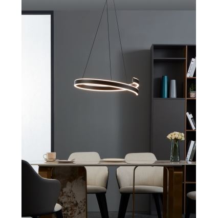 Eglo - LED Stmievateľný luster na lanku LED/42,5W/230V 3000-6500K