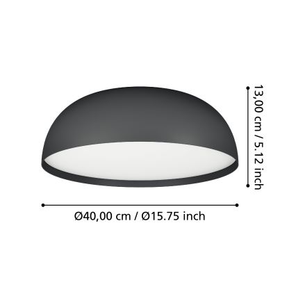 Eglo - LED RGBW Stmievateľné stropné svietidlo 3xLED/7,5W/230V 2700-6500K pr. 40 cm