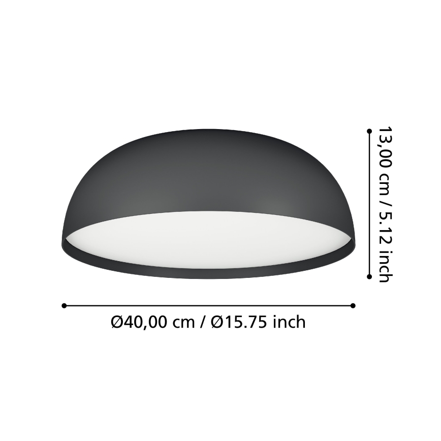 Eglo - LED RGBW Stmievateľné stropné svietidlo 3xLED/7,5W/230V 2700-6500K pr. 40 cm