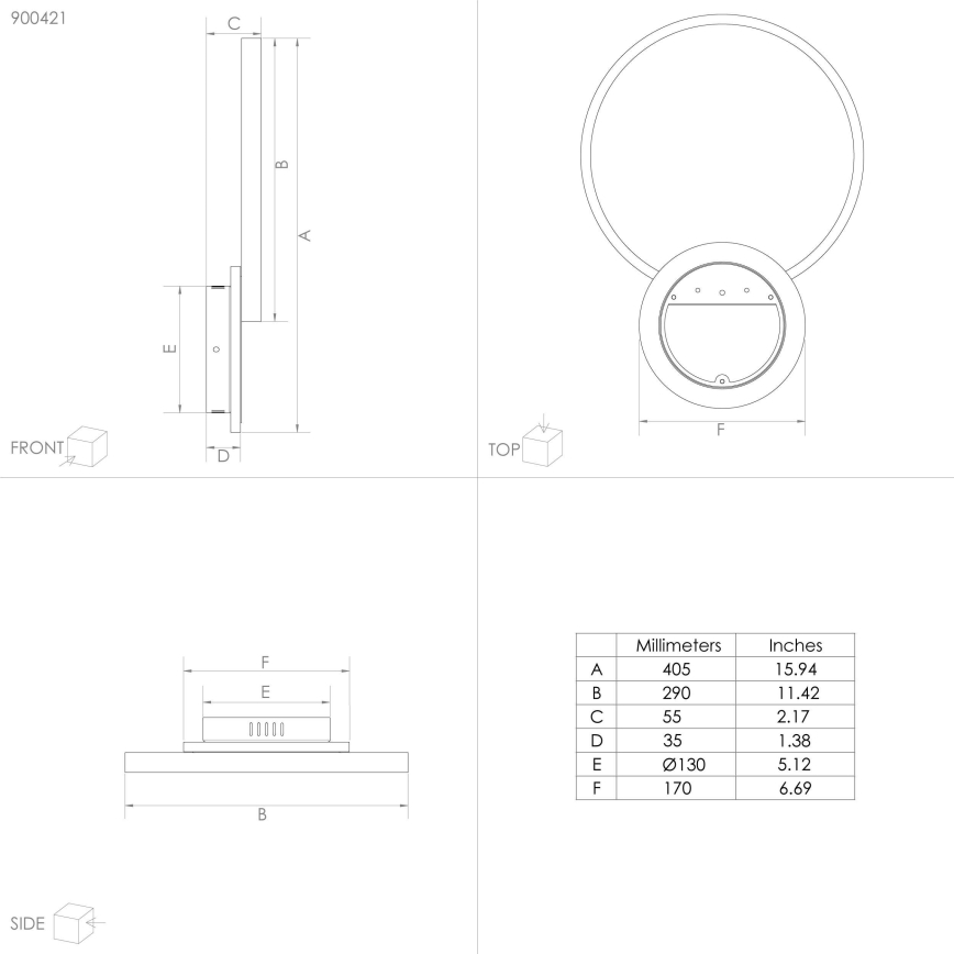 Eglo - LED Stmievateľné stropné svietidlo LED/15W/230V čierna + diaľkové ovládanie