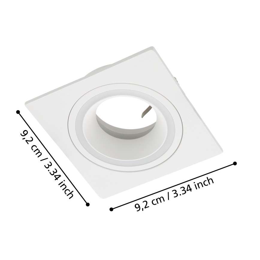 Eglo - Podhľadové svietidlo 1xGU10/35W/230V biela