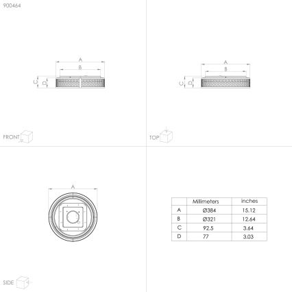 Eglo - LED Stropné svietidlo LED/24W/230V