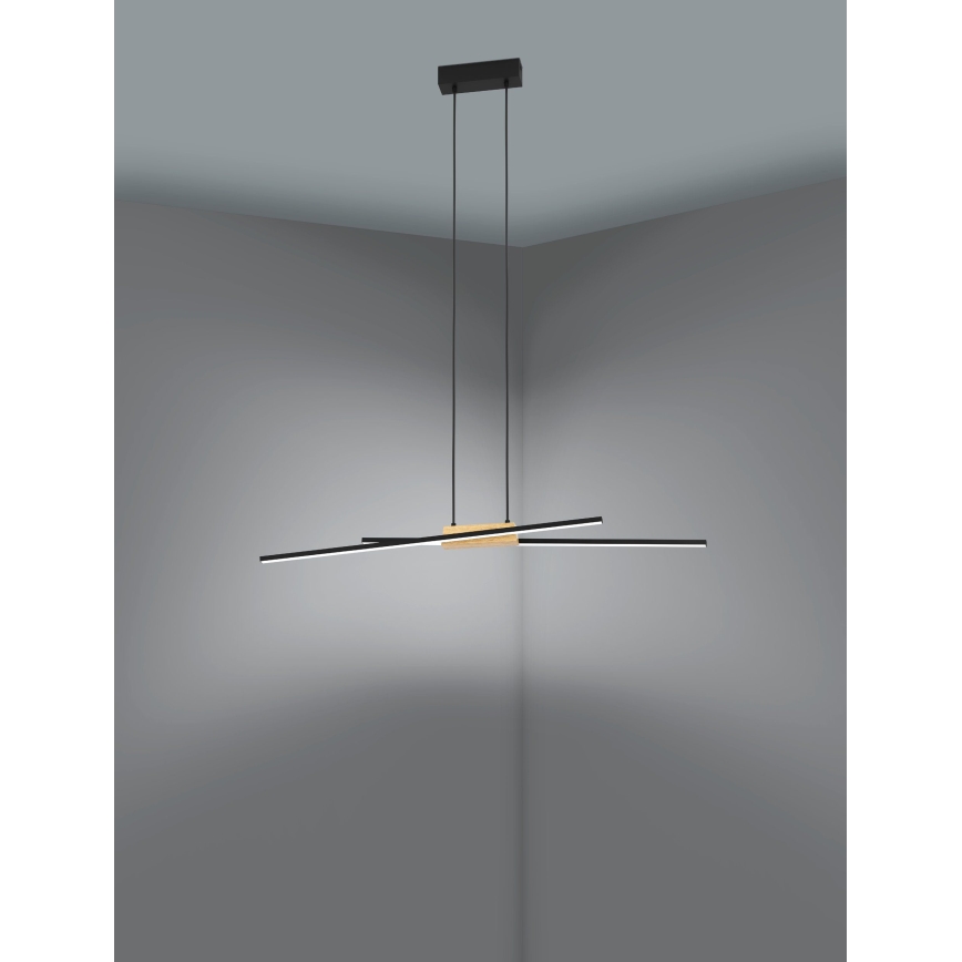 Eglo - LED Stmievateľný luster na lanku 2xLED/13W/230V
