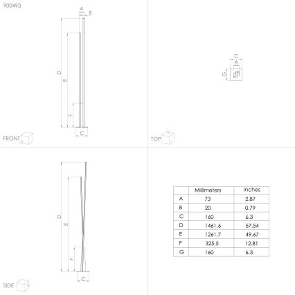 Eglo - LED Stojacia lampa LED/24W/230V