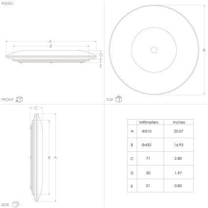 Eglo - LED Stropné svietidlo LED/30,8W/230V