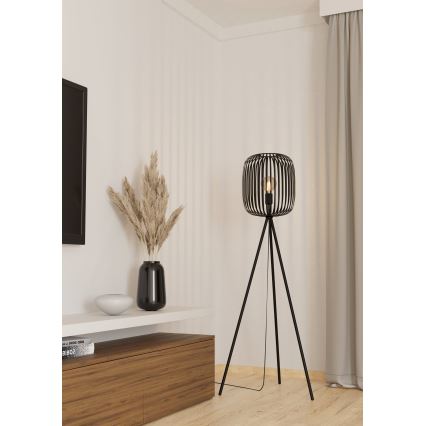 Eglo - Stojacia lampa 1xE27/40W/230V čierna