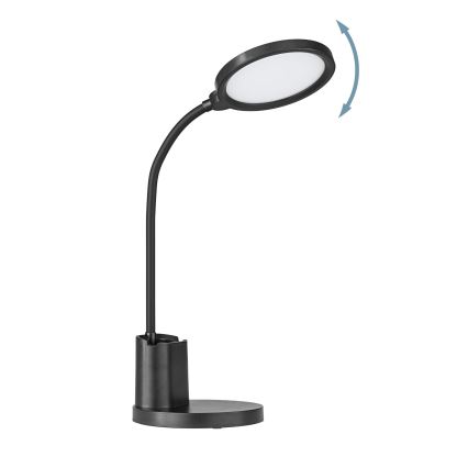 Eglo - LED Stmievateľná stolná lampa LED/2,1W/5V 1500 mAh 3000-6500K čierna