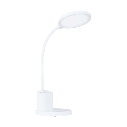 Eglo - LED Stmievateľná stolná lampa LED/2,1W/5V 1500 mAh biela