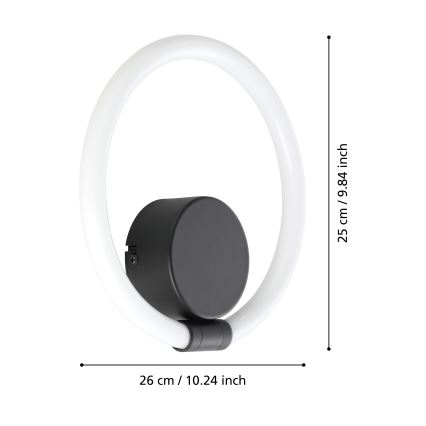 Eglo - LED Nástenné svietidlo LED/11,5W/230V