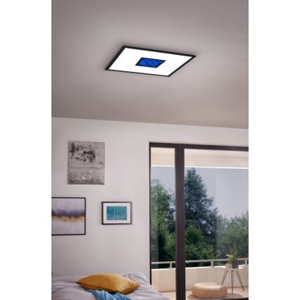 Eglo - LED RGBW Stmievateľné stropné svietidlo LED/21,5W/230V 3000-6000K 45x45 cm + diaľkové ovládanie