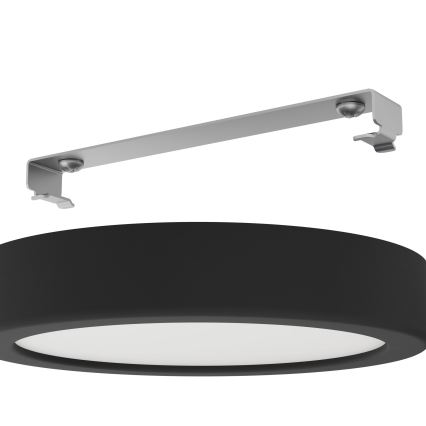 Eglo - LED Stmievateľné stropné svietidlo LED/11W/230V čierna pr. 16 cm