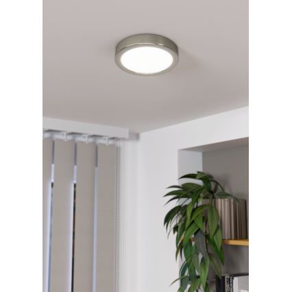 Eglo - LED Stmievateľné stropné svietidlo LED/11W/230V chróm