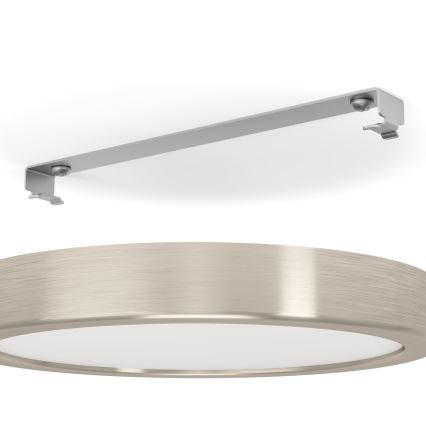 Eglo - LED Stmievateľné stropné svietidlo LED/17W/230V matný chróm