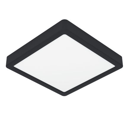 Eglo - Stmievateľné LED stropné svietidlo LED/17W/230V čierne 21x21 cm