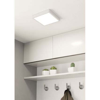 Eglo - LED Stmievateľné stropné svietidlo LED/17W/230V biela