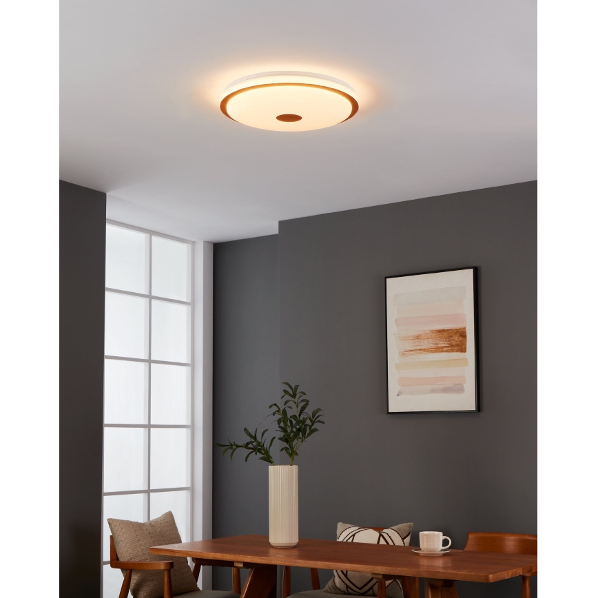 Eglo - LED Stmievateľné stropné svietidlo LED/35W/230V + diaľkové ovládanie
