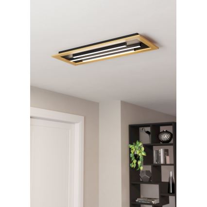 Eglo - LED Stmievateľné stropné svietidlo LED/32,1W/230V + diaľkové ovládanie