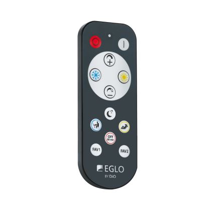 Eglo - LED Stmievateľné stropné svietidlo LED/32,1W/230V + diaľkové ovládanie