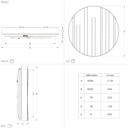 Eglo - LED Stropné svietidlo LED/10W/230V pr. 28 cm