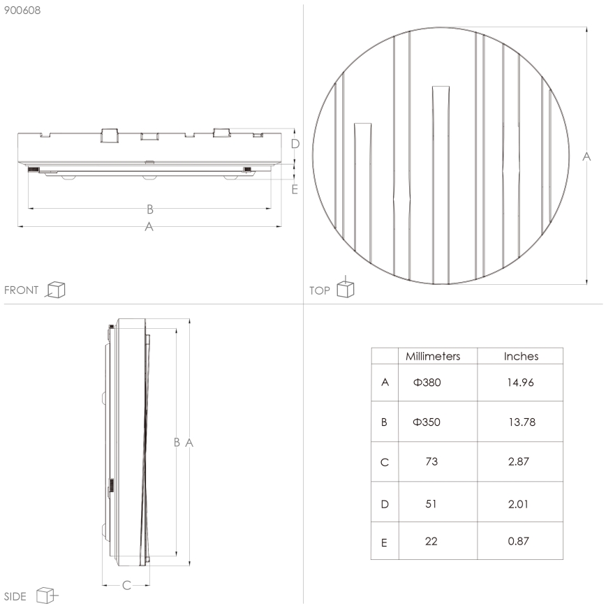 Eglo - LED Stropné svietidlo LED/19,5W/230V pr. 38 cm