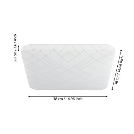 Eglo - LED Stropné svietidlo LED/19,5W/230V