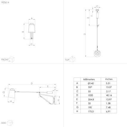 Eglo - Nástenná lampa 1xE27/28W/230V