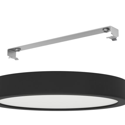 Eglo - LED kúpeľňové stropné svietidlo LED/17W/230V, čierne, IP44, priemer 21 cm