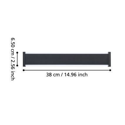 Eglo - LED Vonkajšie nástenné svietidlo 2xLED/3,7W/230V 3000K IP55
