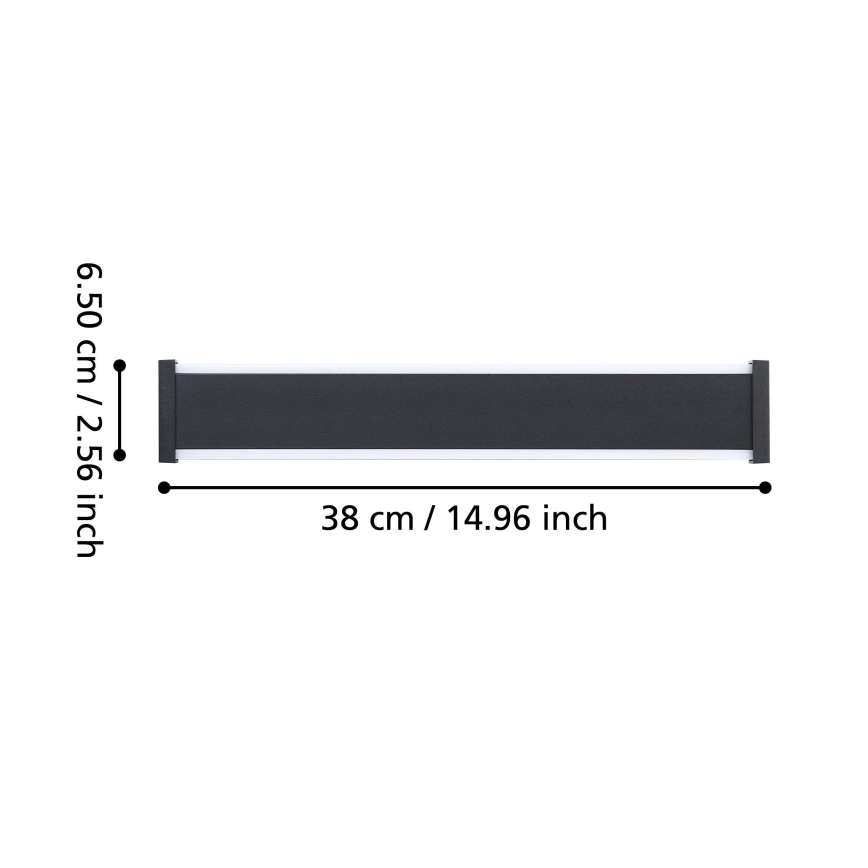Eglo - LED Vonkajšie nástenné svietidlo 2xLED/3,7W/230V 3000K IP55