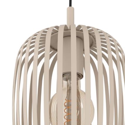 Eglo - Luster na lanku 3xE27/40W/230V béžová