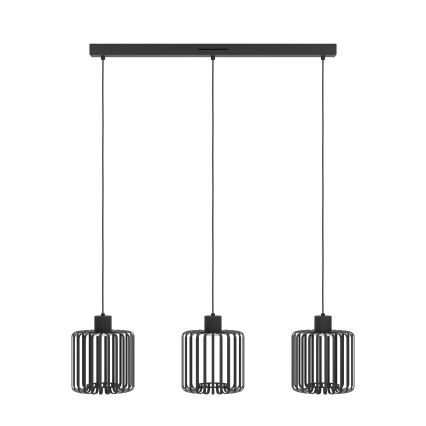 Eglo - LED RGBW Stmievateľný luster na lanku 3xLED/3,7W/230V 2700-6500K