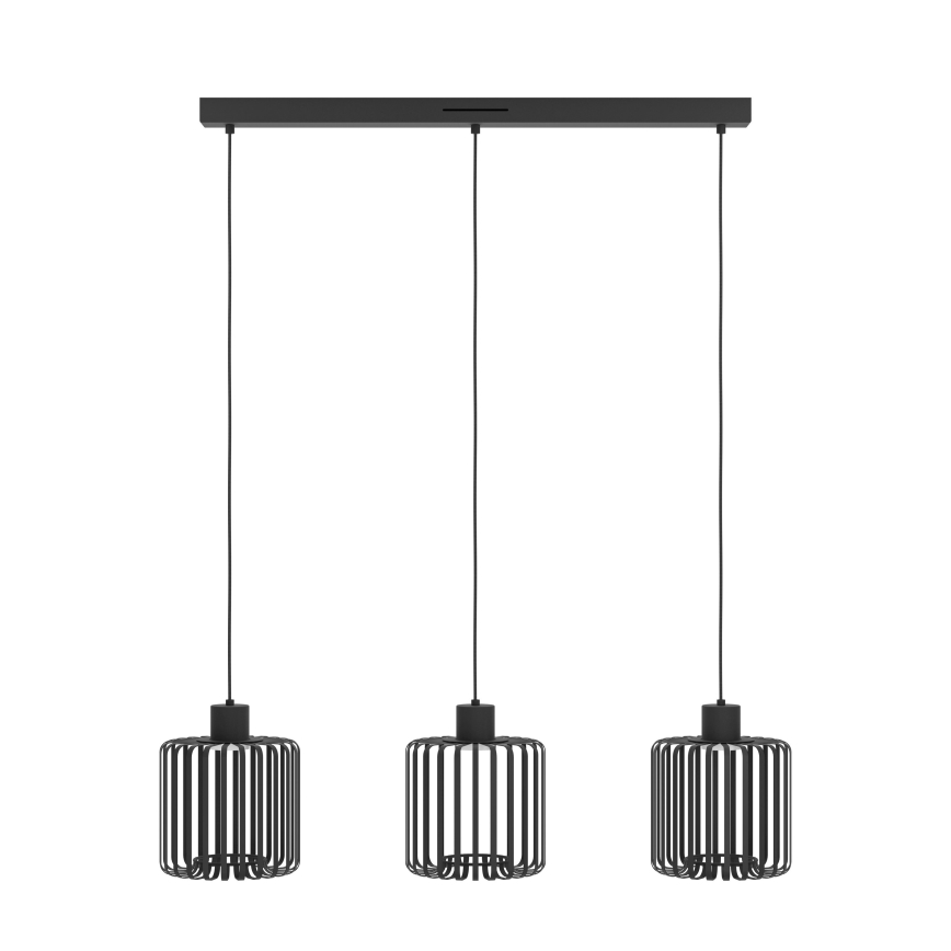 Eglo - LED RGBW Stmievateľný luster na lanku 3xLED/3,7W/230V 2700-6500K