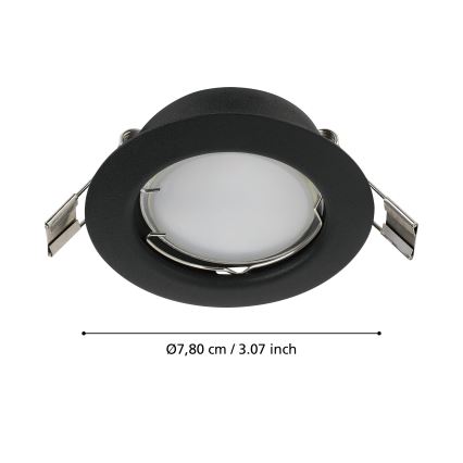 Eglo - SADA 3x LED Podhľadové svietidlo PENETO 1xGU10/2,8W/230V