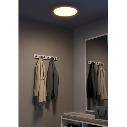 Eglo - LED Stmievateľné stropné svietidlo LED/33,5W/230V pr. 45 cm biela