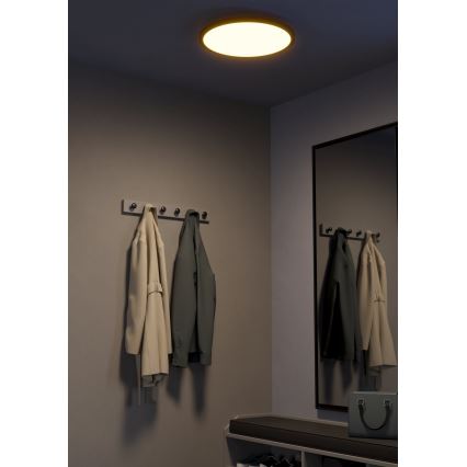 Eglo - LED Stmievateľné stropné svietidlo LED/33,5W/230V pr. 45 cm čierna