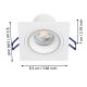 Eglo - LED RGBW Stmievateľné podhľadové svietidlo LED/4,7W/230V biela