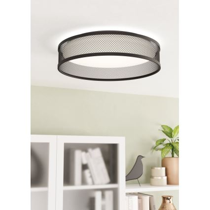 Eglo - LED Stropné svietidlo LED/20W/230V čierna