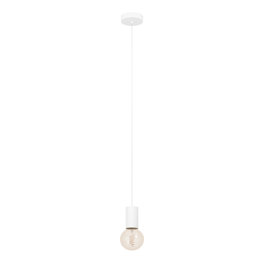 Eglo - Luster na lanku 1xE27/40W/230V biela